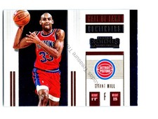 Grant Hill #19 Detroit Pistons 2017-18 Panini Contenders Hall of Fame Excellent