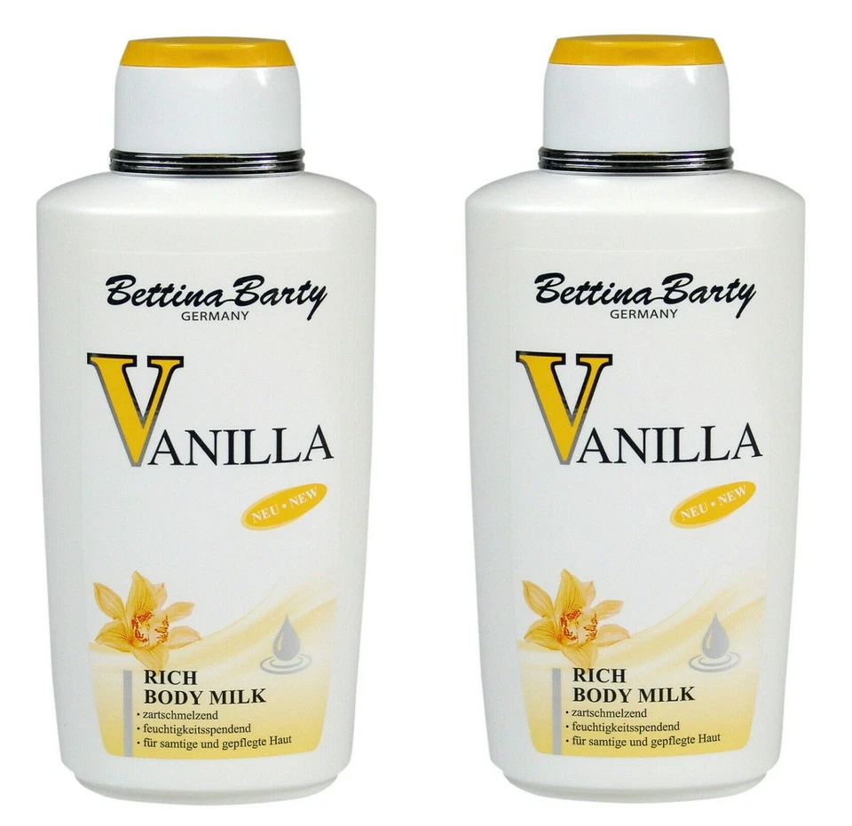 Bettina Barty Vanilla Rich Body Milk 2 x 500 ml OVP