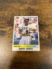 1990 Panini Album Stickers Barry Bonds #322