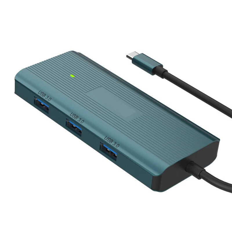 usb hub SD/TF card reader USB docking station Type-c converter RJ-45 LAN Adapter