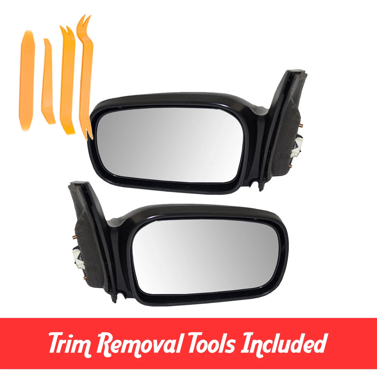 New Left & Right Power Mirror Set For 2006-2008 Honda Civic Coupe EX LX Si