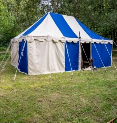 Mittelalter Burgunder Ritter 6X4 M Funktions Wasserdicht Zelt Camping Larp Event