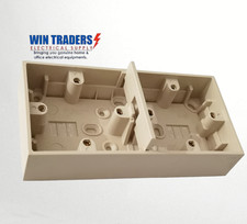 Clipsal Single Switch or Socket Double Pattress Motorhome Camper Self Build 35mm