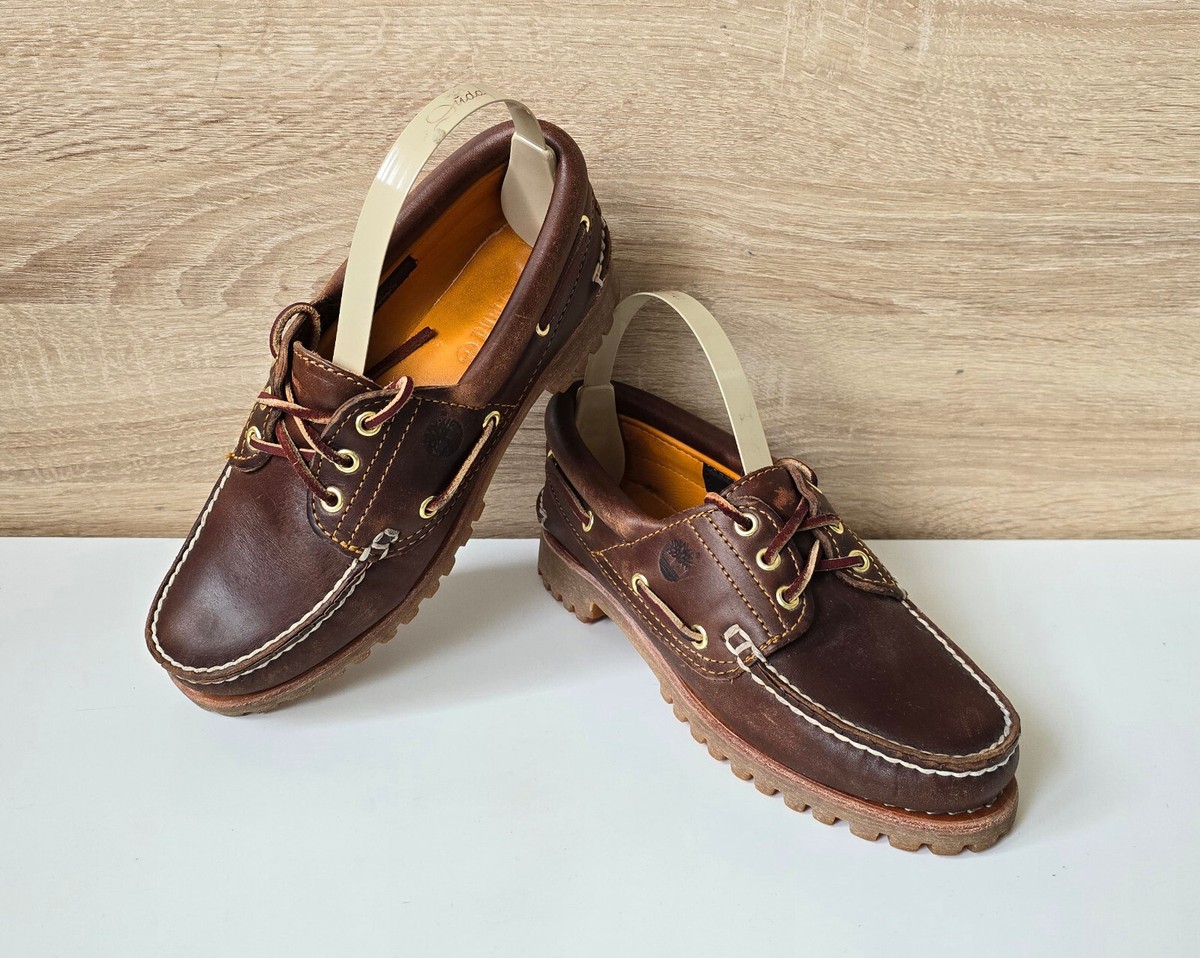 Timberland Eye Lug Bootsschuhe Leder Schuhe W 36 Super Zustand