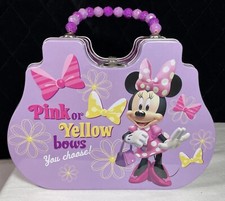 Minnie Mouse Tin Purse - metal lunchbox Tin Box Co 2014 - NWOT