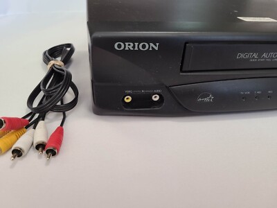 ORION VR0212A VHS VCR HQ Digital Auto Tracking Quick Start - NO