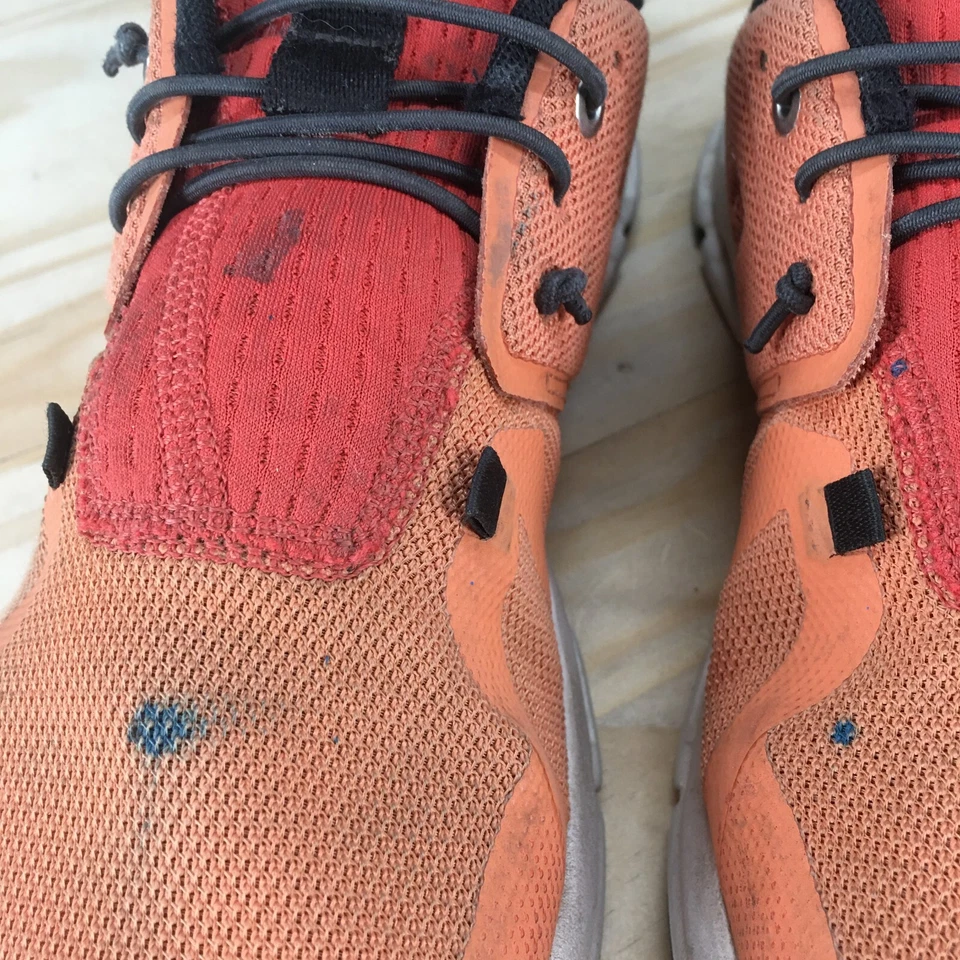 Zapatos para Correr Juveniles 3.5Y Naranja Nube Cielo Bajo Con Cordones Malla Tenis Atléticos Foto 4 de 4