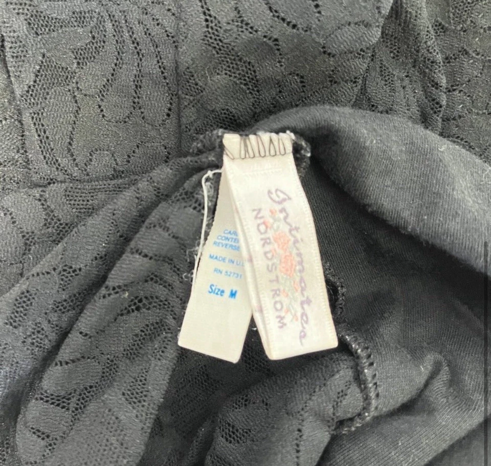 Blusa Vintage Negra Gótica Encaje Malla Top M | Y2K Coqueta Bruja Boho Festival Foto 4 de 4