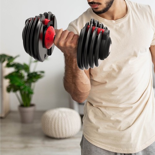 SmartBell 5-25lb Quick-Select 9-in-1 verstellbares Hantelset Home Gym Training - Bild 5 von 11