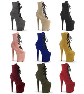 pleaser boots flamingo