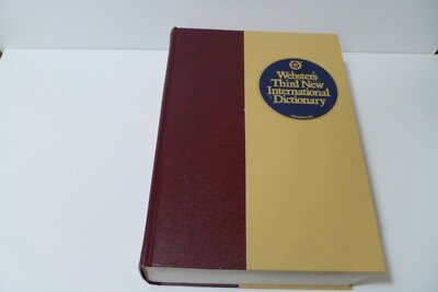 Webster's Third New International Dictionary by Philip Babcock Gove (1993,...