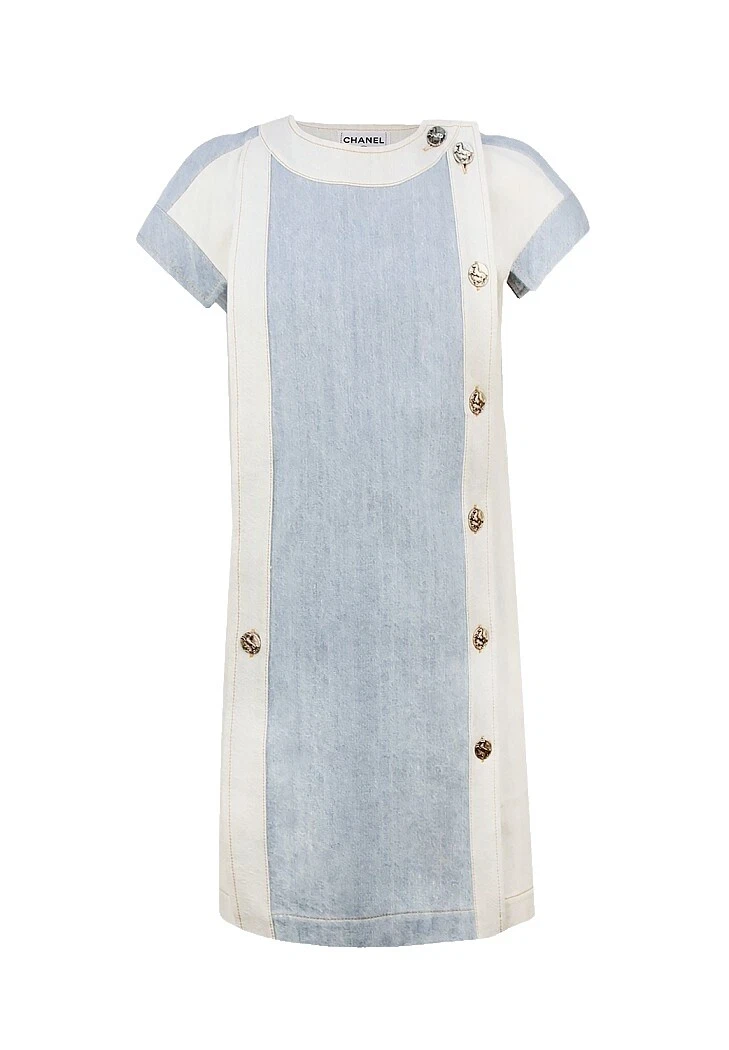 CHANEL cotton vestidos rectos para Mujeres