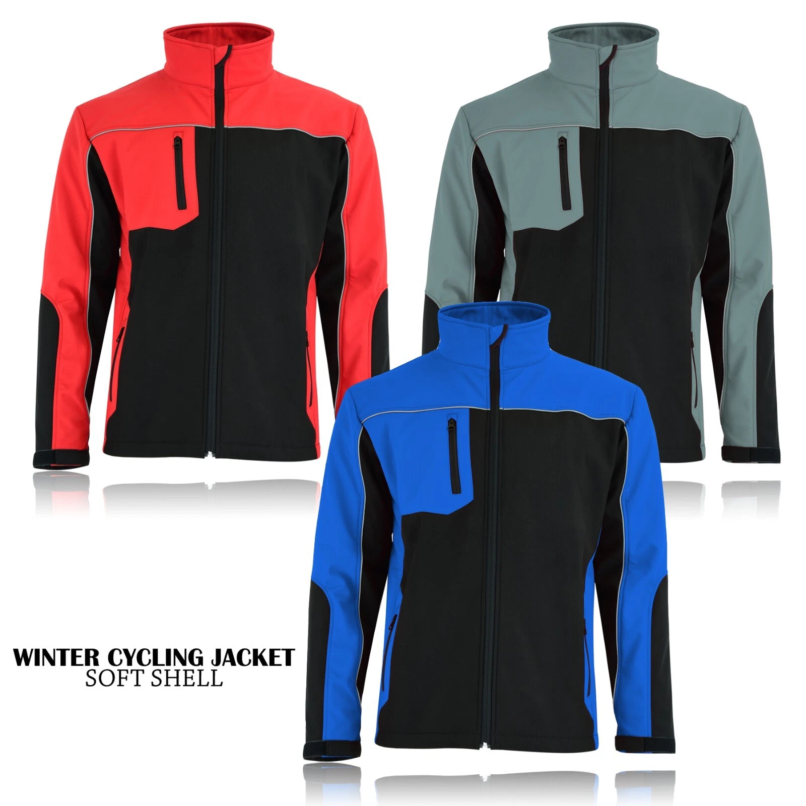 Work Soft Shell Outdoor Waterproof Windproof Work Thermal Fleece Lined jacket UK
Opens in a new wind
