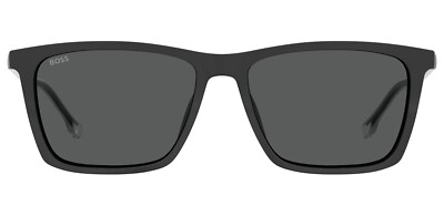 Hugo Boss 1151/Cs 003 (Ir) Matte Black/Grey CLIP ON Glasses  display picture 1