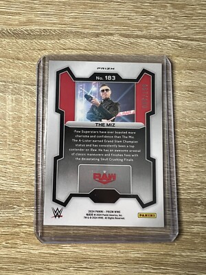 mizページ 2024 Panini Prizm WWE The Miz Blue Prizm /199 #183 | eBay