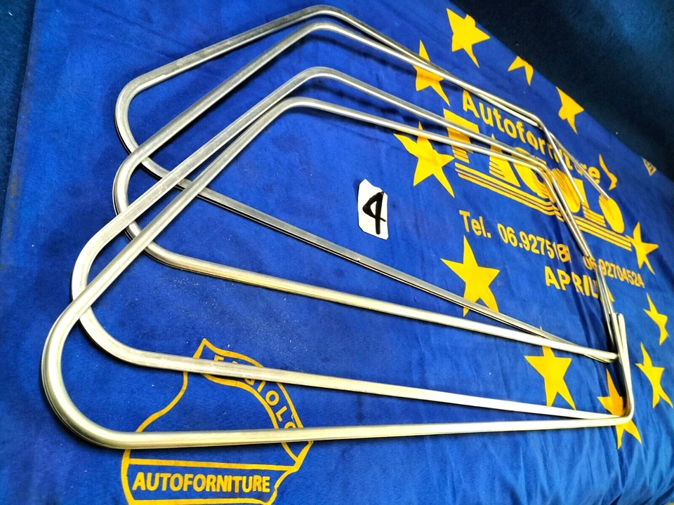 RASAVETRO PORTA FIAT 127 4P. SEAT PROFILO ALLUMINIO 4pz. Dx/Sx.MODANATURA 127 - Immagine 4 di 4