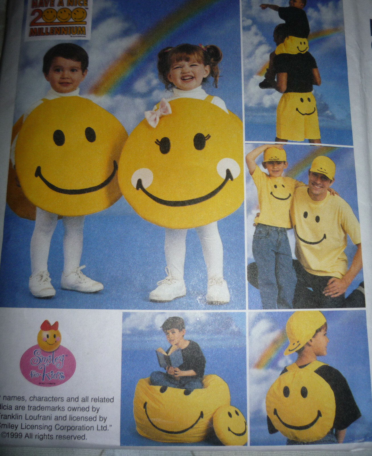 smiley face backpack