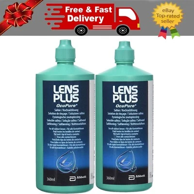 AMO Lens Plus Purite Saline 360ml- Pack 2