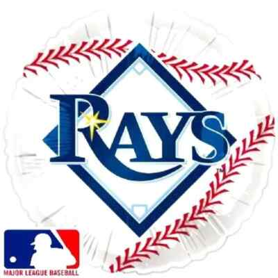 $20 NEW LOT (3) TAMPA BAY RAYS MLB BASEBALL MYLAR SPORTS BALLOONS MEGA DEAL