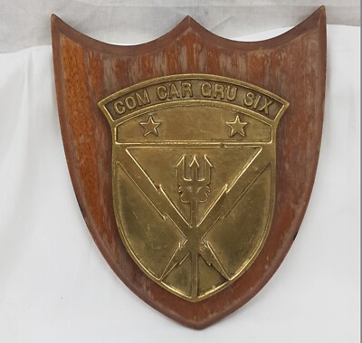 USA Carrier Strike Group 6 Bronze Schiffe Plakette