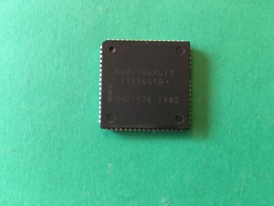 N80C186XL12  intel  PLCC68  1 pc