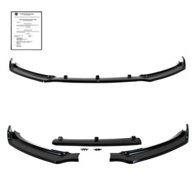 Front Spoiler Lippe schwarz ABE paßt für Stoßstange Audi A4 B8 8K 11-15 Facelift