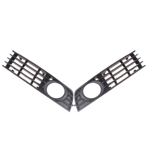 Pair Front Left Right Side Fog Light Grille Cover for Audi A4 B6 01-05 8E0807681 - Picture 5 of 7