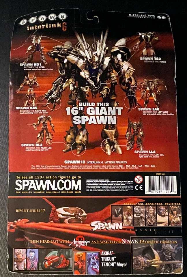 Robot transformador Spawn Mcfarlane Toys imagen cómics raro coleccionable Foto 2 de 2