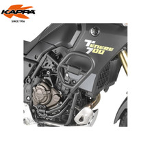 KAPPA Paramotore Tubolare 25mm Nero Protezione Per Yamaha Ténéré 700 2021 2022
