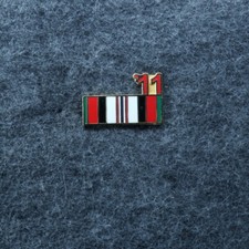 Military Hat Pin: 2011 Afghanistan Campaign Ribbon 7/8"
