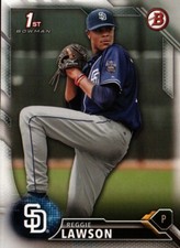 2016 Bowman Draft #BD-109 - Reggie Lawson FBC - San Diego Padres  16-235