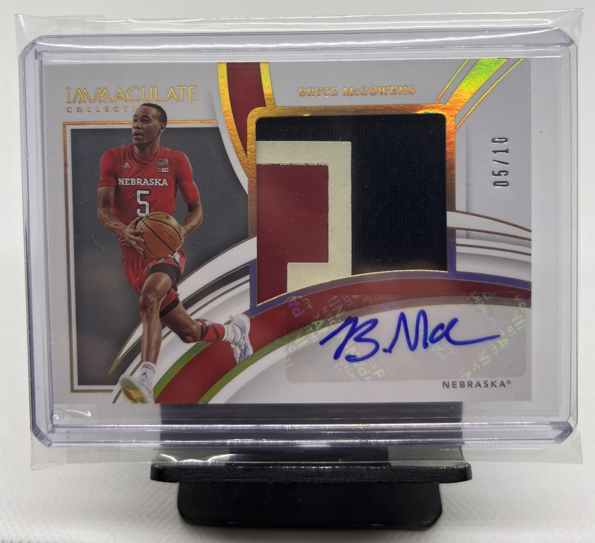 Bryce McGowens RC サイン入りパッチカード 10シリ 【公式通販】
