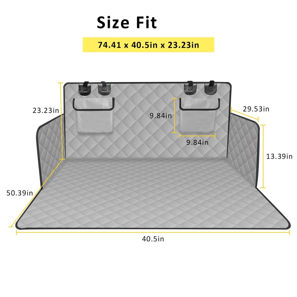 FOR VW ID.4 ID.5 ID.7 Heavy Duty Car Boot Liner Pet Dog Guard