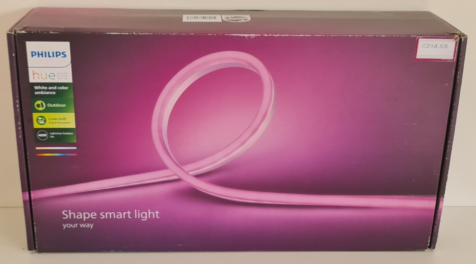 Philips Hue White & Colour Ambiance LED 5 Metre Lightstrip {Used/Missing Clips} - Image 2