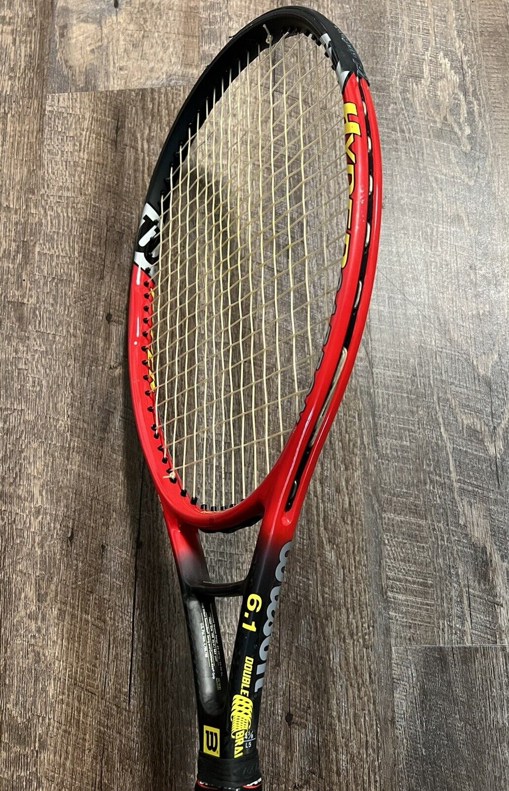 Wilson Hyper ProStaff 6.1 Hyper Carbon Tennis Racket Racquet 4 5/8
