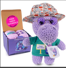 MODDA Crochet Kit for Beginners - Beginner Crochet Starter Kit with Step-by-Step
