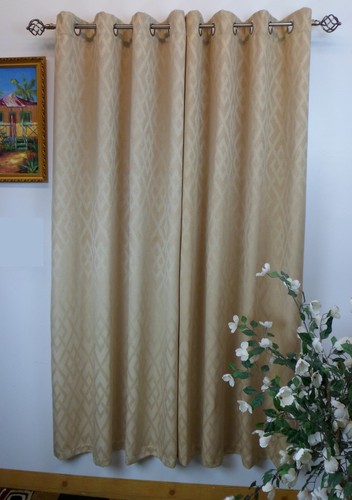 Adrian 54" X 84" Woven Window Curtain with Metal Grommets by Stylemaster® - Picture 18 of 21