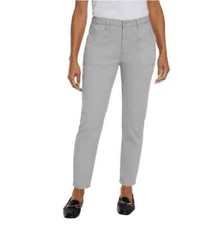 Banana Republic Women's High-Rise Twill Pants - Gray