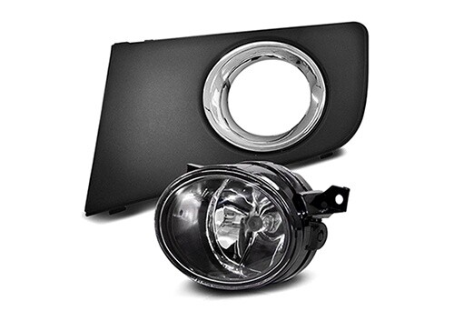 2x Front Bumper Driving Fog Spot Light Grille Panel For 2010-16 VW Amarok Truck - Picture 2 of 10