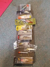 Lot Of 11 Small Fishing Lures - Assorted Brands / Styles 