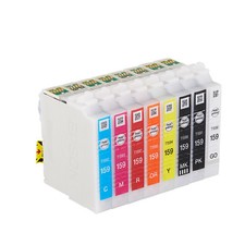 New sealed EPSON R2000 T159 Series complete set Printer Ink Cartridges(8pcs)