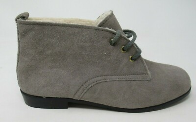 OUTDORABLES DANIEL GREEN WOMEN'S NOMAD GREY LEA. ANKLE BOOTS BOOTIES 7/W, NOS