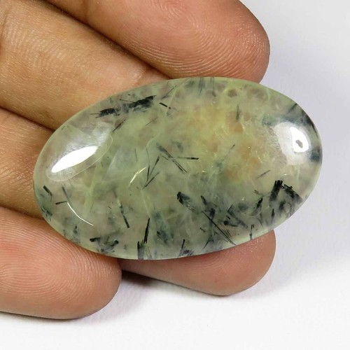 Natural Needle Green Prehnite Cabochon 27-45 Cts Smooth Mix Shape Gemstone PH-B - Picture 42 of 45