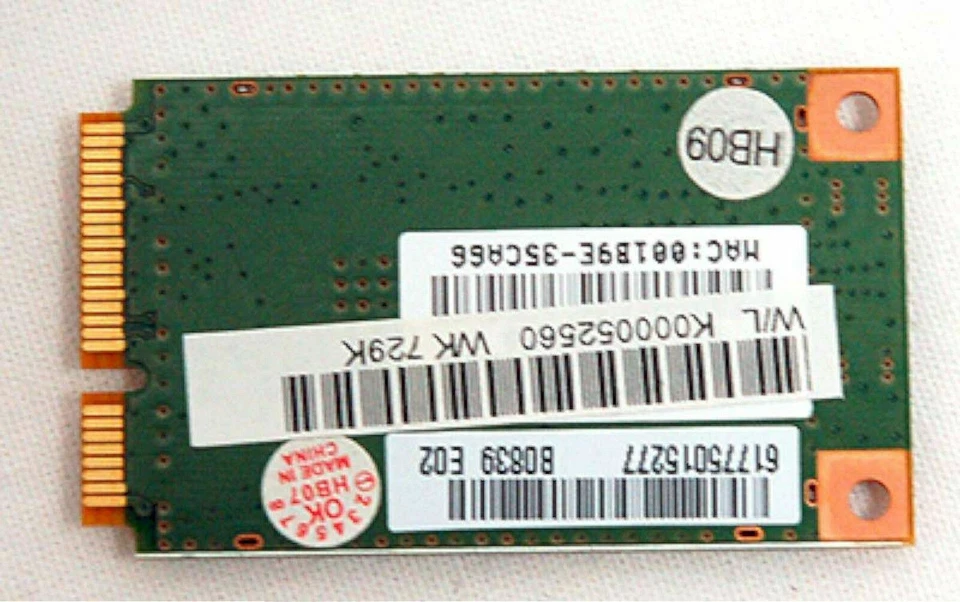 TARJETA INALÁMBRICA PARA PORTÁTIL Toshiba Satellite A215 k000052560 pa3613u-1mpc g86c00032210 Foto 2 de 2
