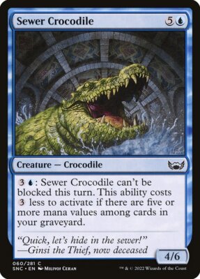 Magic the Gathering (mtg): SNC: Sewer Crocodile (x 4) | eBay