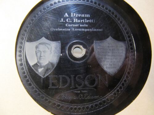 1913 LAMINATED EDISON AMERICAN New York Military PATROL Band Diamond Disc 50145.