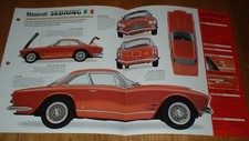 1964 Maserati Sebring Original Imp Brochure Specs Info 64 2+2 3500