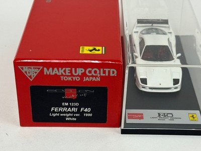 1/43 Eidolon Make up Ferrari F40 Light Weight Version White EM123D
