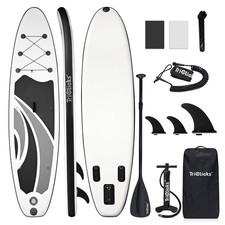 10.6FT Inflatable Stand Up Paddle Board Surfing Board Surfboard Triclicks SUP