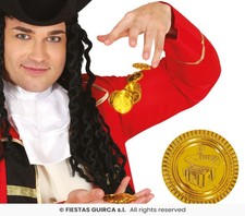25 FAKE COINS TREASURE PIRATE CORSAIR CARNIVAL HALLOWEEN 8434077170885